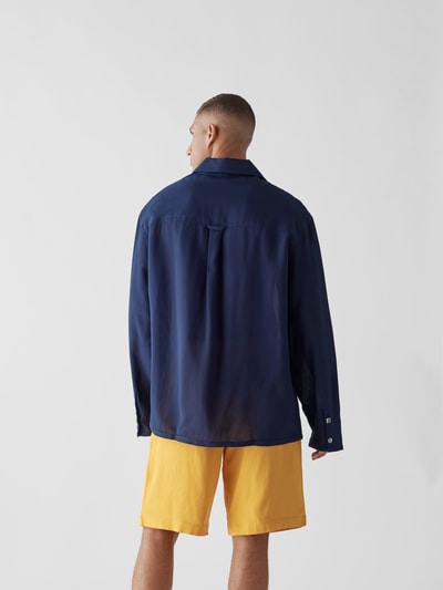 Jacquemus Freizeithemd mit Umlegekragen Marineblau 5