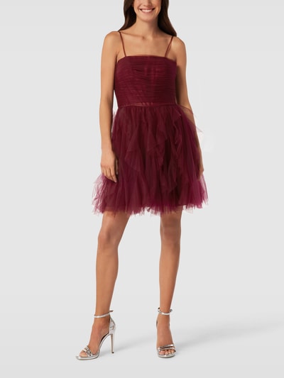 Laona Cocktailkleid mit Spaghettiträgern Bordeaux 1