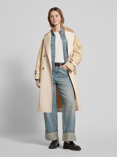 Weekend Max Mara Trenchcoat met tailleriem, model 'CANASTA' Zand - 1