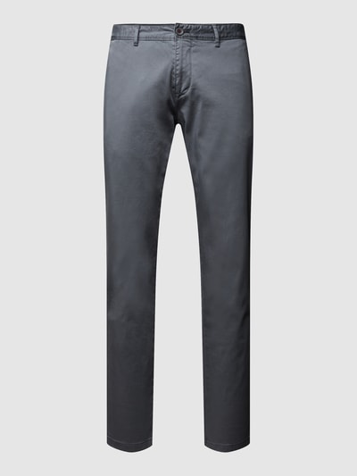 Roy Robson Slim fit chino met stretch  Antraciet - 2