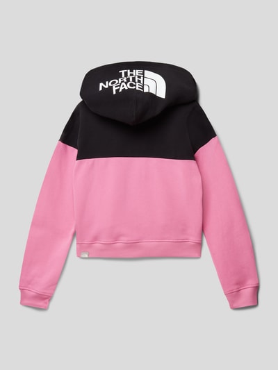 The North Face Hoodie in Two-Tone-Machart Modell 'DREW PEAK' Pink 3