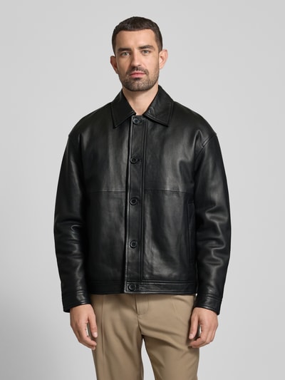 SELECTED HOMME Jacke mit Maokragen Modell 'ARCHIVE' Black 4