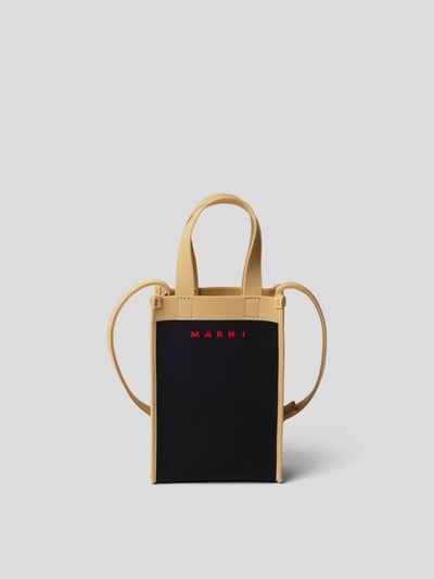Marni Umhängetasche in Two-Tone-Machart Schwarz 6