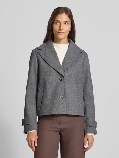 Vila Jack met reverskraag, model 'SOLO' Middengrijs - 4