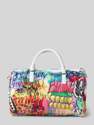 Sprayground Shopper aus Kunstfell Black 3