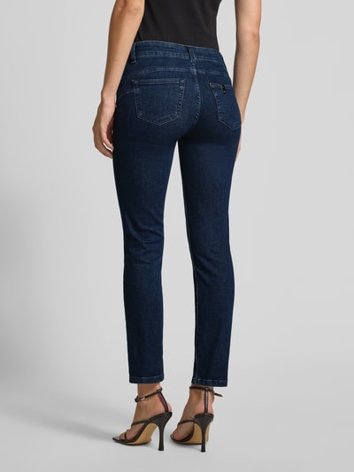 Liu Jo White Skinny fit jeans in 5-pocketmodel, model 'MONROE' Donkerblauw - 5