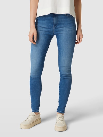 Tommy Hilfiger High Waist Skinny Fit Jeans mit Stretch-Anteil Modell 'HARLEM' Jeansblau 4