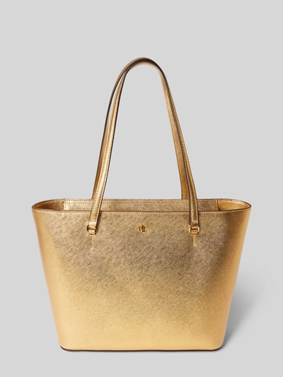 Lauren Ralph Lauren Handtasche mit Label-Applikation Modell 'KARLY' Gold 2