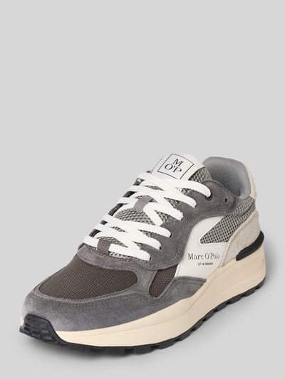 Marc O'Polo Low Top Sneaker aus Rindsvelours Anthrazit 1