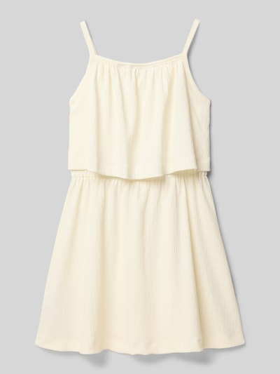 Calvin Klein Jeans Midi-jurk met spaghettibandjes Ecru - 3