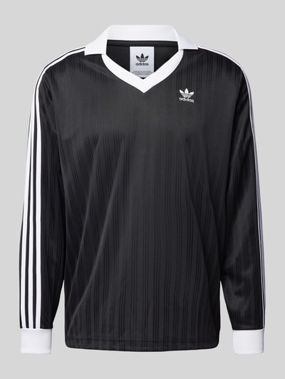 adidas Originals Shirt met lange mouwen en labelstitching Zwart - 2