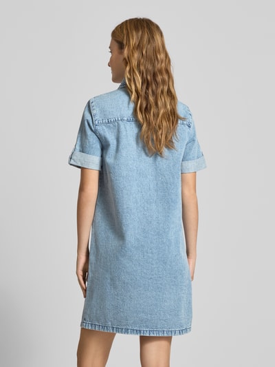 Noisy May Sukienka jeansowa z rękawem o dł. 1/2 model ‘NEW SIGNE’ Jasnoniebieski 5