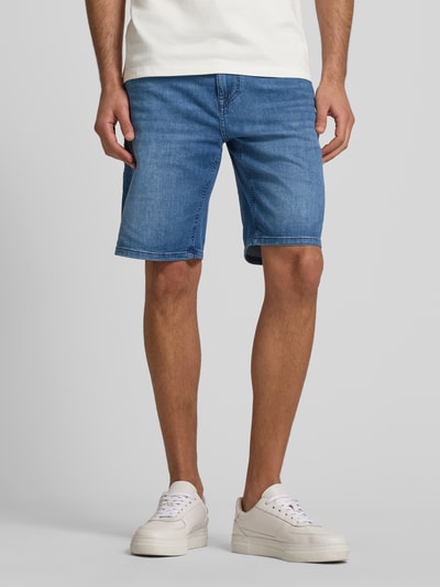 JOOP! Collection Modern fit korte jeans in 5-pocketmodel, model 'Fortress' Jeansblauw - 4