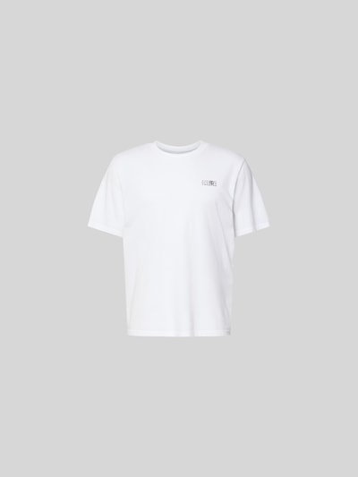 MM6 Maison Margiela T-Shirt mit Label-Print Weiss 2
