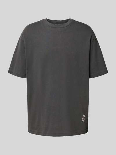 Samsøe Samsøe Oversized T-Shirt mit Motiv-Print Modell 'SWIRL' Graphit 2