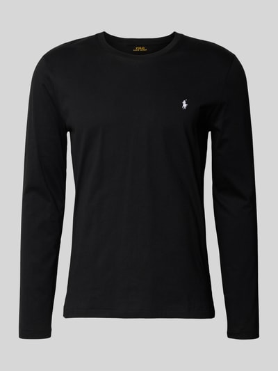 Polo Ralph Lauren Underwear Longsleeve aus Baumwolle mit Label-Stitching Black 2