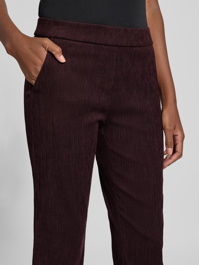 TONI Stoffen broek met elastische band, model 'Jenny' Bordeaux - 3