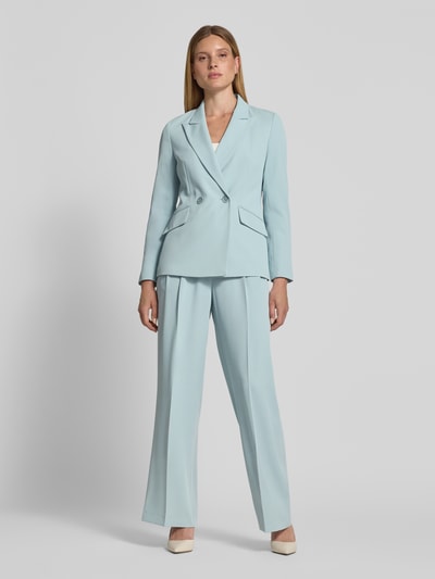 Christian Berg Woman Selection Wide Fit Stoffhose mit Bügelfalten Rauchblau 1