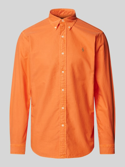 Polo Ralph Lauren Custom Fit Freizeithemd mit Button-Down-Kragen Orange 2