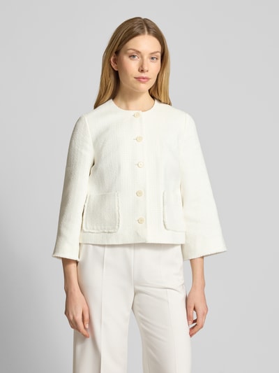 JOOP! Blazer in bouclélook, model 'Jovanna' Offwhite - 4