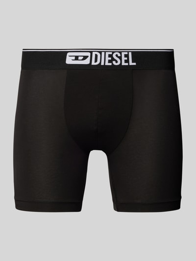 Diesel Boxershort met elastische band met logo in een set van 3 stuks Zwart - 1