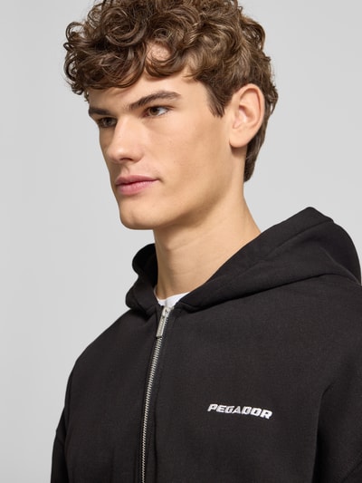 Pegador Oversized sweatjack met logo Zwart - 3