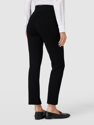 Christian Berg Woman Regular fit stoffen broek met siernaden Zwart - 5