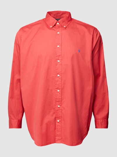 Polo Ralph Lauren Big & Tall PLUS SIZE Freizeithemd mit Button-Down-Kragen Rot 2