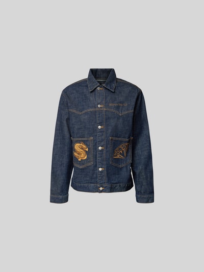 Billionaire Boys Club Jeansjacke mit Eingrifftaschen Jeansblau 2