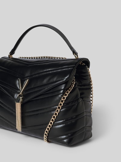 VALENTINO BAGS Torebka z detalem z logo Czarny 2