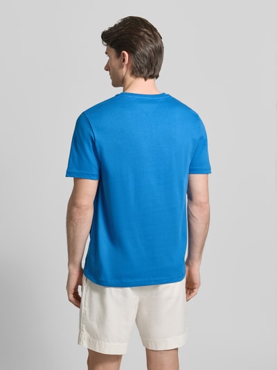Tommy Hilfiger t-shirt o kroju regular fit z czystej bawełny Królewski niebieski 5