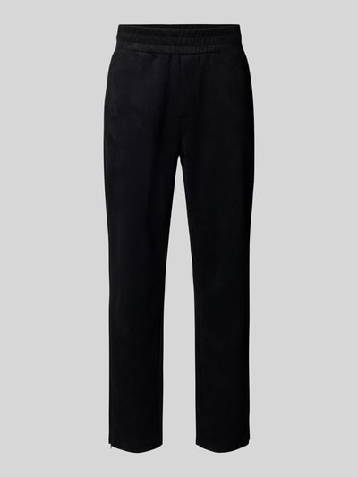 Guess Activewear Straight leg sweatpants met elastische band, model 'DARIL' Zwart - 2