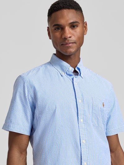 Polo Ralph Lauren Regular Fit Freizeithemd aus reiner Baumwolle Blau 3