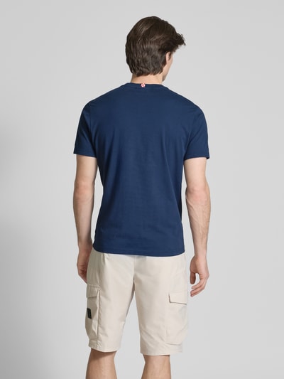 MC2 Saint Barth T-shirt met ronde hals, model 'DOVER' Marineblauw - 5