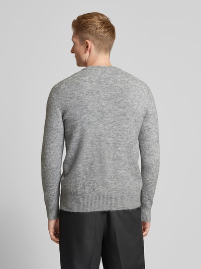 SELECTED HOMME Gebreide pullover met ronde hals, model 'RAI' Lichtgrijs - 5