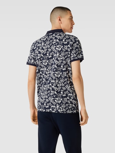 Gant Poloshirt mit Allover-Muster Marine 5