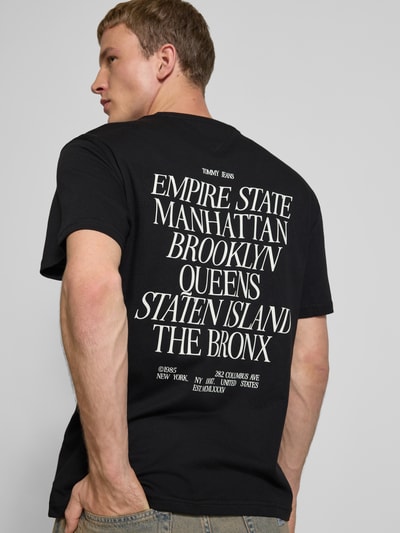 Tommy Jeans Regular fit T-shirt van puur katoen Zwart - 3