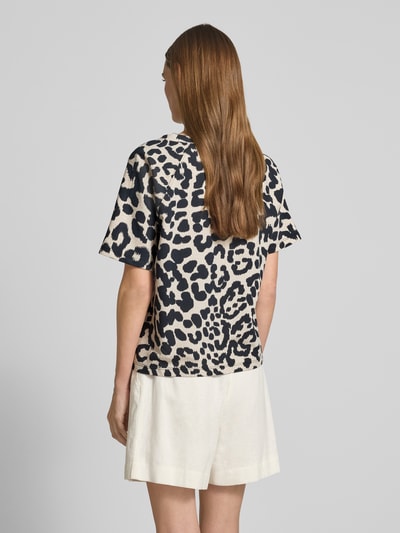 monari Sweatshirt mit V-Ausschnitt Black 5