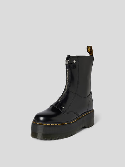 Dr.Martens Boots aus echtem Leder mit Plateausohle Black 2