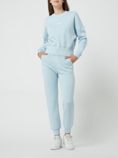 Guess Activewear Sweatshirt mit Logo-Streifen  Hellblau 1