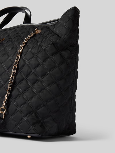 Guess Handtas met doorgestikte naden, model 'GIULLY' Zwart - 3