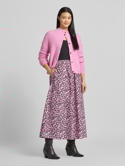 LOLLYS LAUNDRY Maxirock mit elastischem Bund Rosa 1