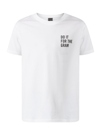 Mister Tee T-Shirt mit Message-Print Weiss 2