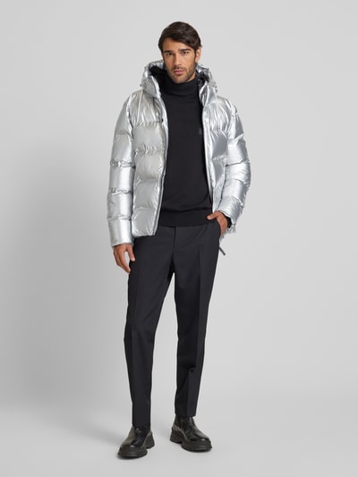 RAINS Regular Fit Steppjacke mit Kapuze Modell 'ALTER' Silber 1