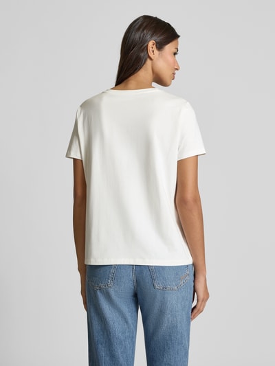 comma T-shirt met motiefprint Wit - 5