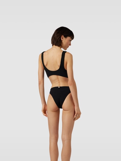 Sorbet Island Bikini in Bouclé-Optik Black 5