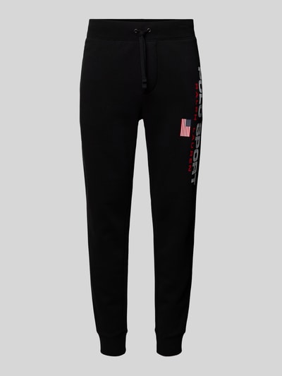 Polo Sport Slim Fit Sweatpants mit Label-Print Black 2