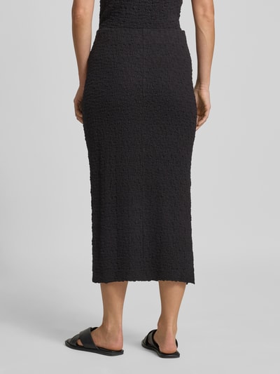 Tom Tailor Denim Eng anliegender Midi-Rock aus Baumwoll-Mix Black 5