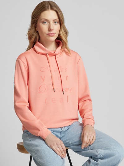 Soyaconcept Sweatshirt mit Statement-Print Modell 'BANU' Pink 3