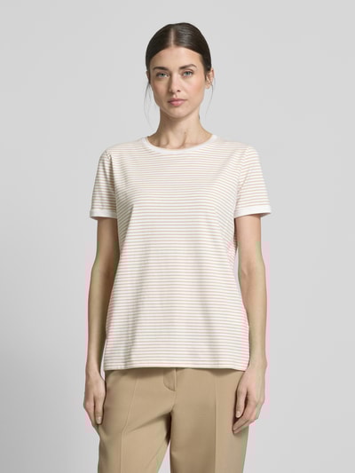 BOSS T-shirt met ronde hals, model 'EMASA' Beige - 4